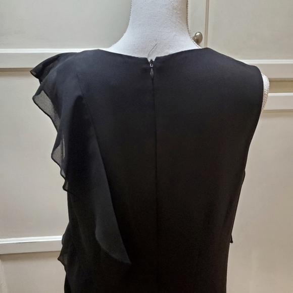 GLAMOUR by Gabriella Sky Women's Tiered Embellished Ruffle Dress - Picture 8 of 12